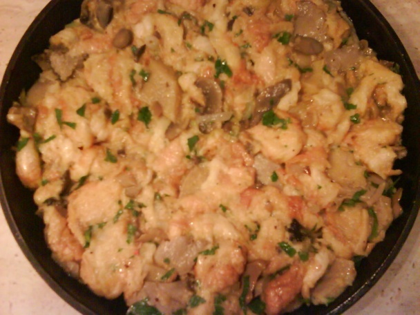 Žemľovka s hubami (fotorecept) - obrázok 6