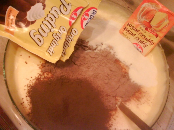 Kakaovo - šľahačkové rezy. (fotorecept) - obrázok 6