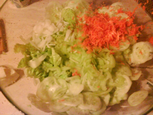 Letný ľadový šalát s ovčím syrom - obrázok 2