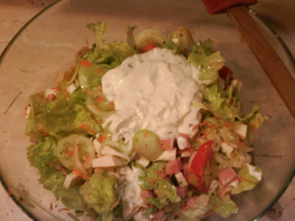 Letný ľadový šalát s ovčím syrom - obrázok 5