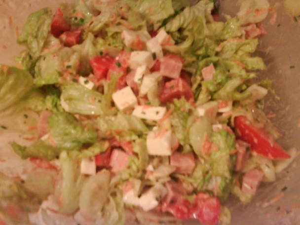 Letný ľadový šalát s ovčím syrom - obrázok 6