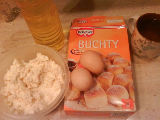 Buchta s tvarohom a s čerešňami (fotorecept) - obrázok 1