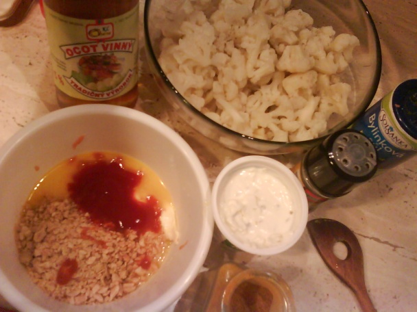 Karfiolový šalát s mramorovaným vajíčkom (fotorecept) - obrázok 5