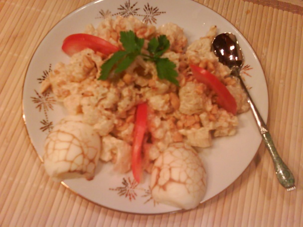 Karfiolový šalát s mramorovaným vajíčkom (fotorecept) - obrázok 7