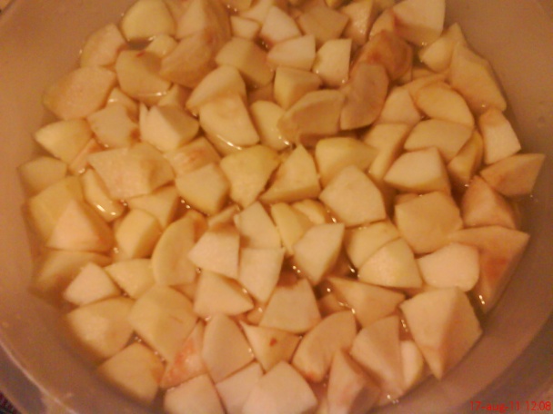 Varený cuketový kompót s jablkami (fotorecept) - obrázok 3