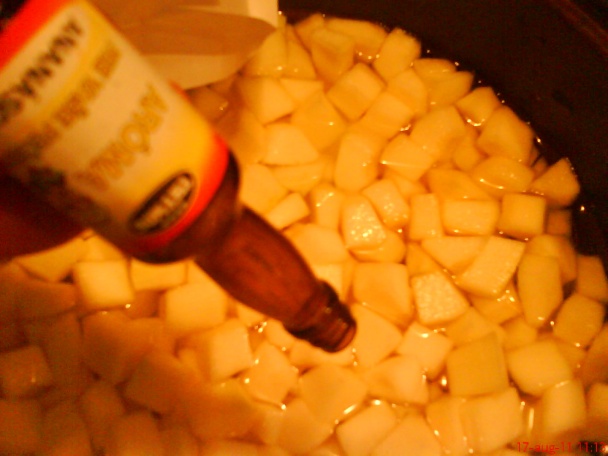 Varený cuketový kompót s jablkami (fotorecept) - obrázok 4