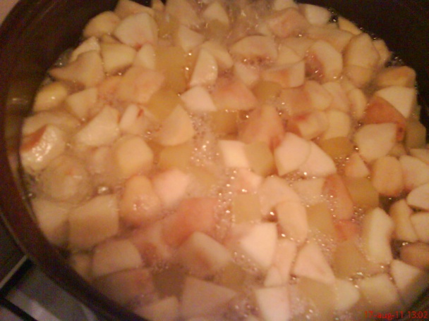 Varený cuketový kompót s jablkami (fotorecept) - obrázok 6