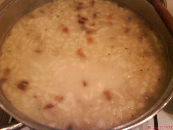 Papcún z hubami a škvarkami (fotorecept) - obrázok 12