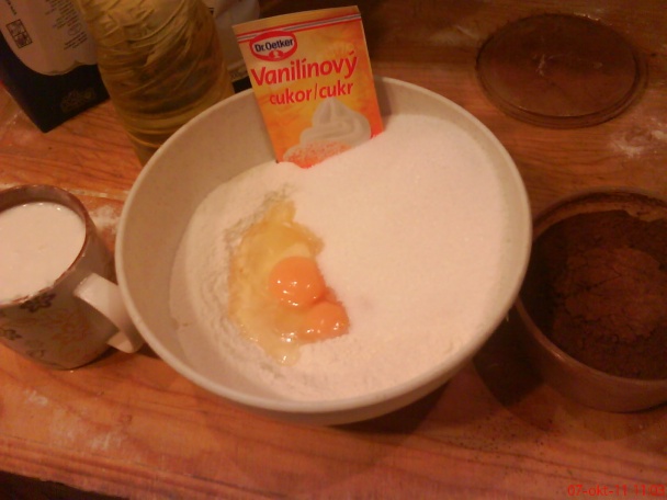 Kakaový zákusok z hroznom (fotorecept) - obrázok 1