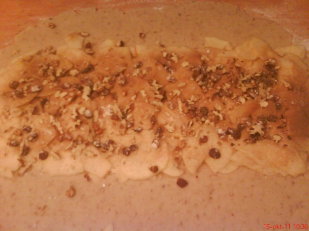 Jablková štrúdľa v škvarkovom ceste (fotorecept) - obrázok 3