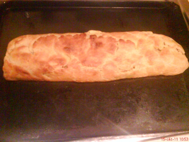Jablková štrúdľa v škvarkovom ceste (fotorecept) - obrázok 4
