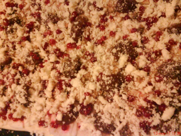 Kysnutý ovocný koláč s posýpkou (fotorecept) - obrázok 7