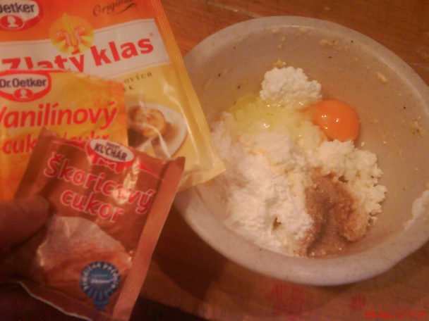 Tvarohové košíčky s marcipanovým srdiečkom (fotorecept) - obrázok 2