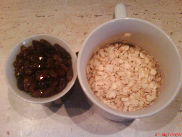 Ovsenky s hrozienkami (fotorecept) - obrázok 1