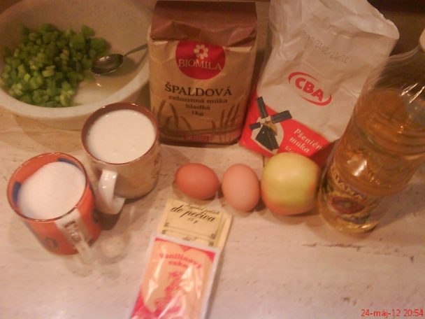 Rebarborový koláč ku kávičke (fotorecept) - obrázok 2