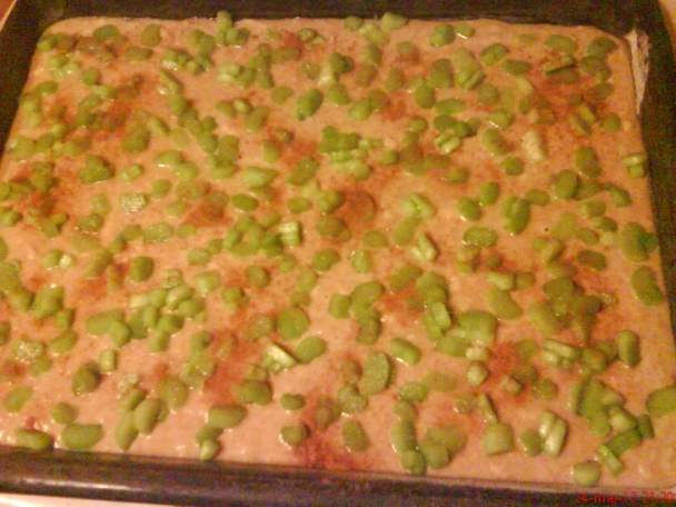 Rebarborový koláč ku kávičke (fotorecept) - obrázok 4