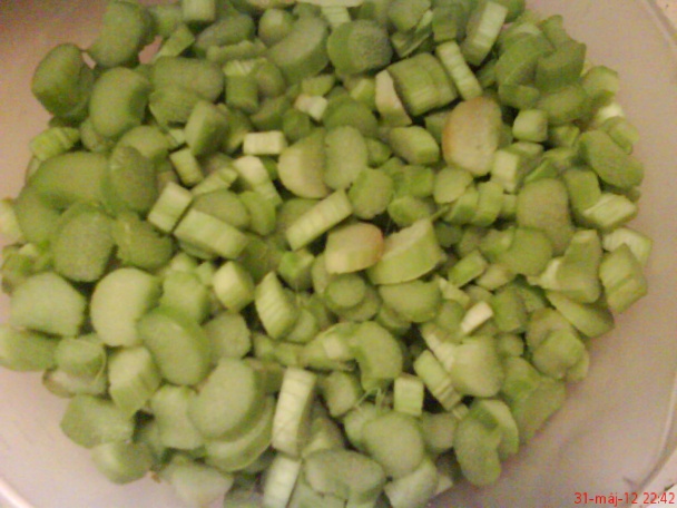 Džem z rebarbory. (fotorecept) - obrázok 1