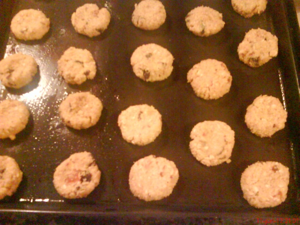 Sušienky s ovsených vločiek so sušeným ovocím.(fotorecept) - obrázok 5