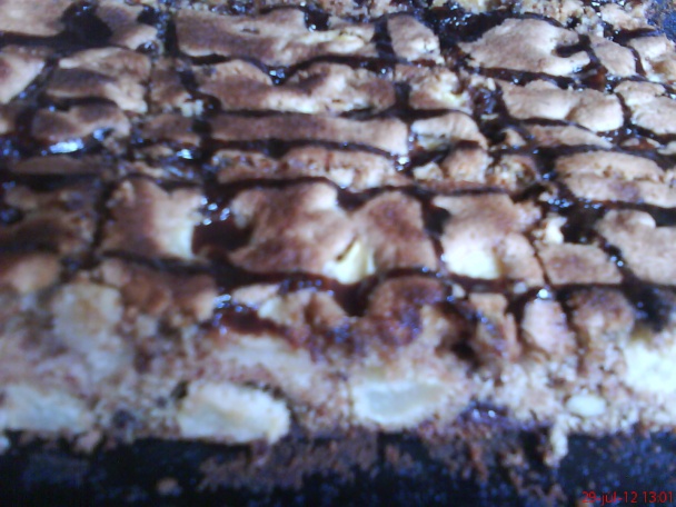 Jemný jablkový koláč s orechami a čokoládou (fotorecept) - obrázok 9