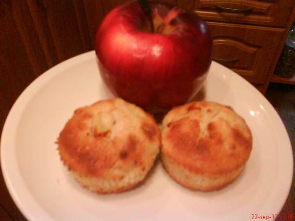 Jablkové muffiny s orechmi (fotorecept) - obrázok 4
