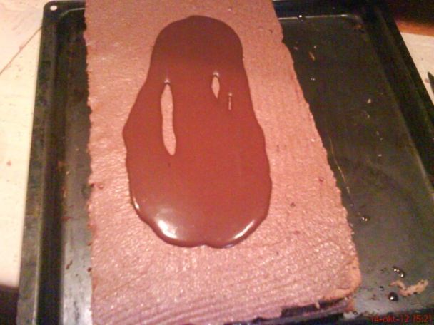 Gaštanové rezy s čokoládovou plnkou (fotorecept). - obrázok 4