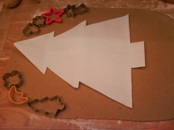 Perníkove cesto na kostolík a  adventný kalendár (fotorecept) - obrázok 5