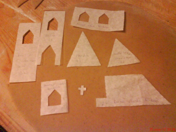 Perníkove cesto na kostolík a  adventný kalendár (fotorecept) - obrázok 6