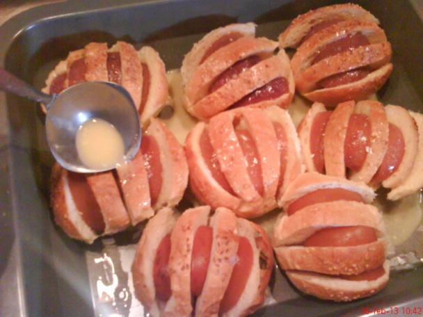 Zapekané žemle s ovocím (fotorecept) - obrázok 3