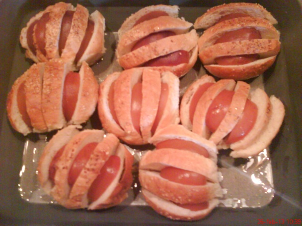 Zapekané žemle s ovocím (fotorecept) - obrázok 4