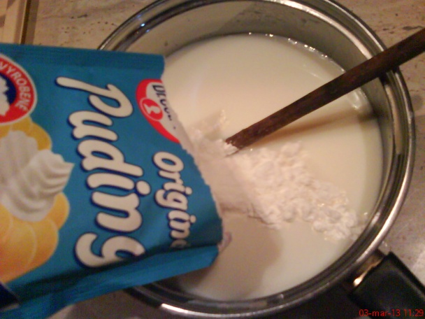 Pudingovo-tvarohový zákusok (fotorecept) - obrázok 3