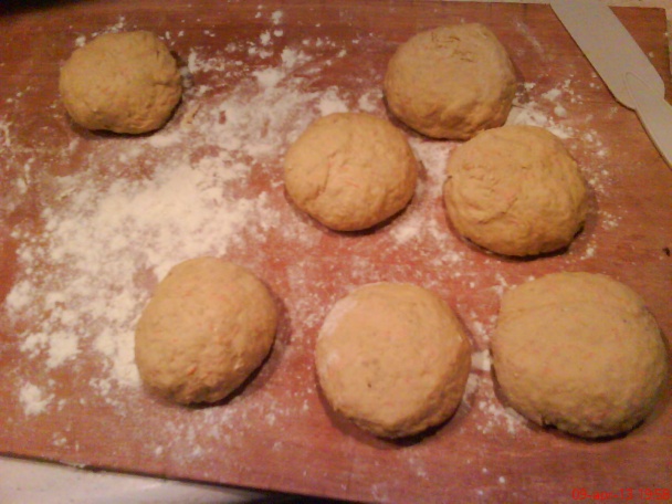 Mrkvové žemličky - ruža (fotorecept) - obrázok 5