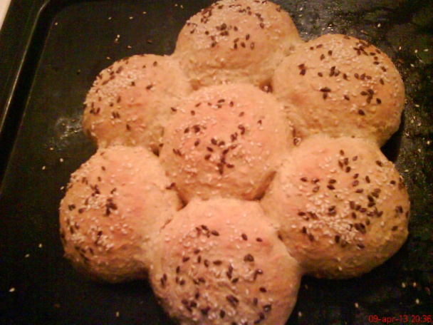 Mrkvové žemličky - ruža (fotorecept) - obrázok 7