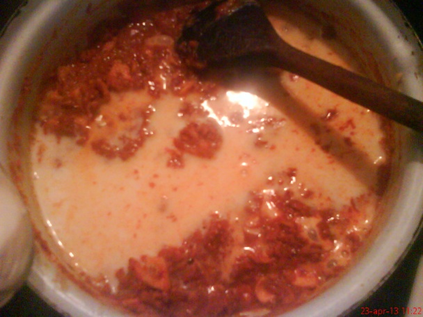 Fazuľová polievka s kapustou, mäskom a chlebovým pagáčom (fotorecept) - obrázok 6