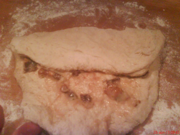 Fazuľová polievka s kapustou, mäskom a chlebovým pagáčom (fotorecept) - obrázok 12