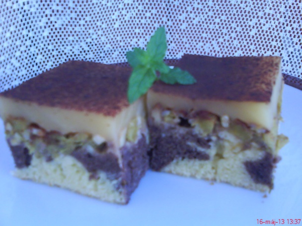 Rebarborový koláč s pudingom (fotorecept) - obrázok 10