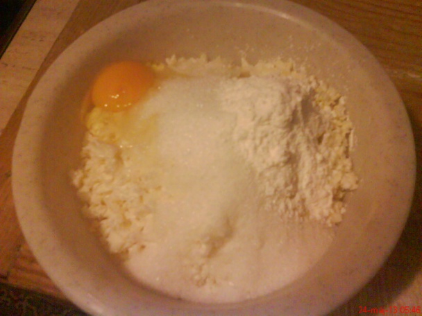 Rebarborový koláč s tvarohom (fotorecept) - obrázok 4
