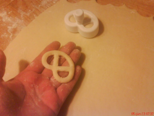 Ruské keksy - praclíky (fotorecept) - obrázok 3