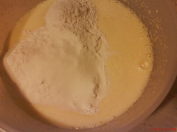 Rýchly pudingový koláč s ovocím (fotorecept) - obrázok 3