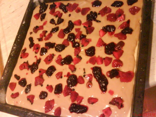 Rýchly pudingový koláč s ovocím (fotorecept) - obrázok 6