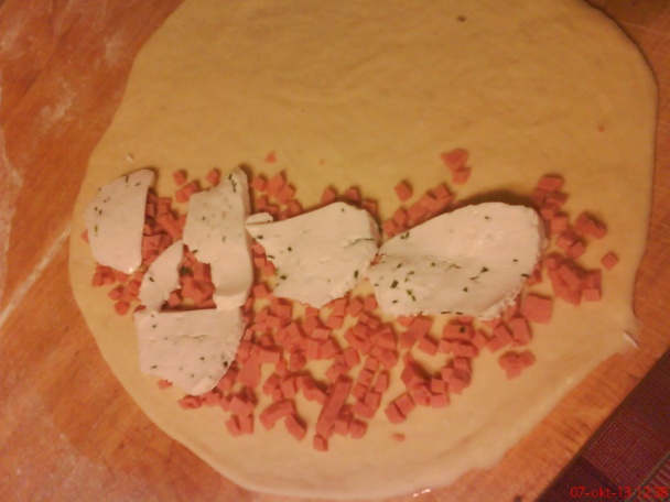 Piroh z kozím syrom z majonézového cesta (fotorecept) - obrázok 10