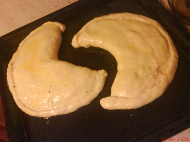 Piroh z kozím syrom z majonézového cesta (fotorecept) - obrázok 13