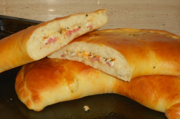 Piroh z kozím syrom z majonézového cesta (fotorecept) - obrázok 15