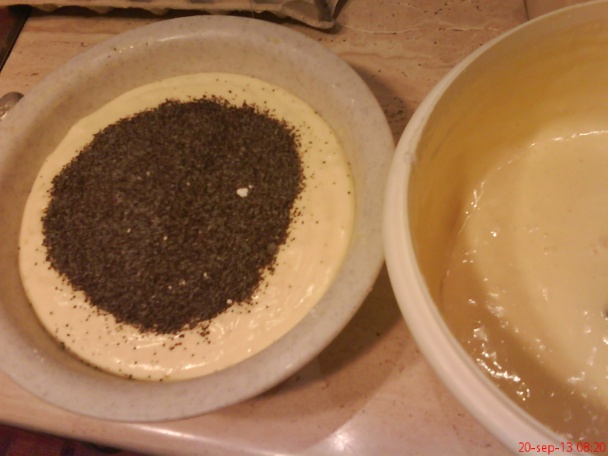 Makový koláč s karamelovou šľahačkou (fotorecept) - obrázok 5