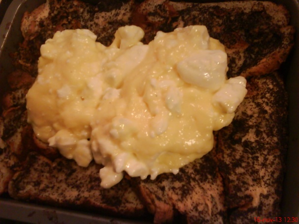 Žemľovka s makom, jablkami a vtáčím mliekom (fotorecept) - obrázok 7