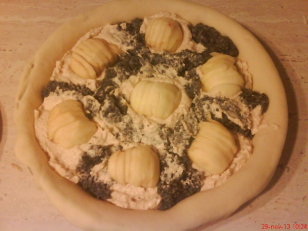 Tvarohovo-makový koláč s jablkami (fotorecept) - obrázok 8