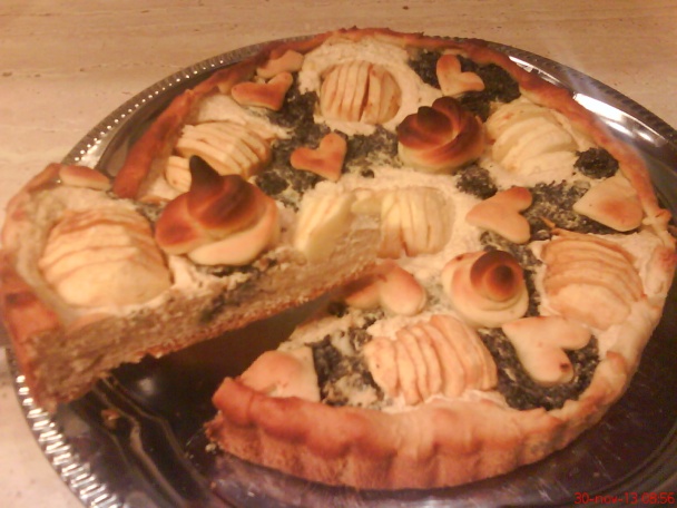 Tvarohovo-makový koláč s jablkami (fotorecept) - obrázok 11