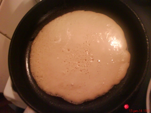 Celozrnné palacinky na kyslom mlieku s tvarohom (fotorecept) - obrázok 3