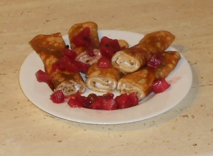 Celozrnné palacinky na kyslom mlieku s tvarohom (fotorecept) - obrázok 5