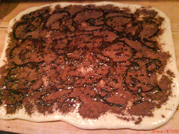 Trhací kakaový koláč (fotorecept) - obrázok 5