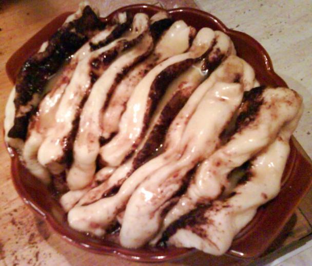 Trhací kakaový koláč (fotorecept) - obrázok 7